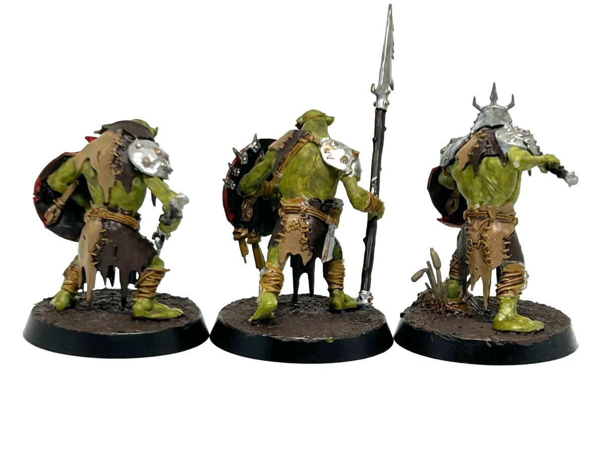 MaximumHamster's tweet image. ウォーハンマーのガットリッパを作ってみました。 #Warhammer #WarhammerCommunity #paintingwarhammer #ウォーハンマー #miniaturepainting #kruleboyz #ageofsigmar
