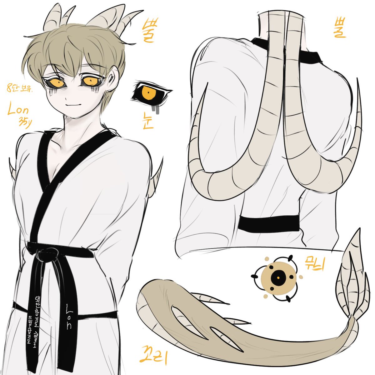 hackey000000's tweet photo. 채색버전 #WelcomeHapkido 💛🐉 https://t.co/9gVIy5mncR