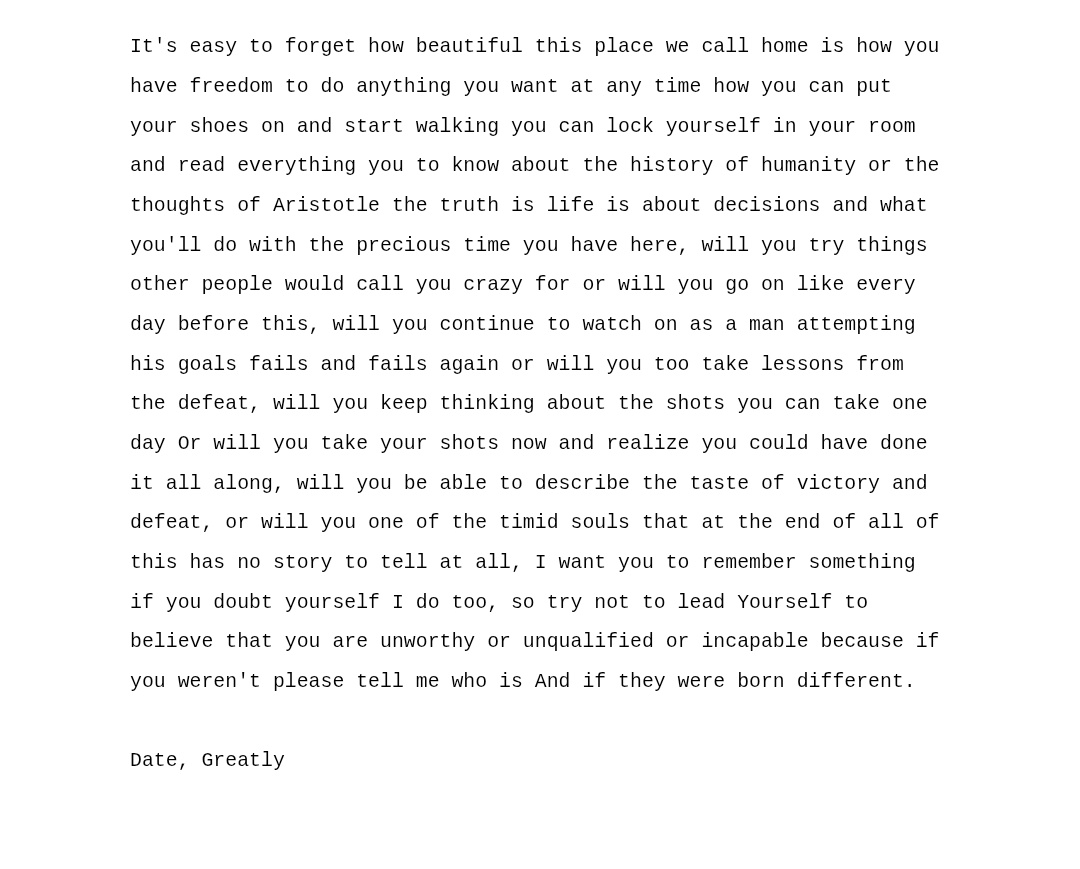 Monegato16's tweet image. I want you to read this carefully and think

#think #life #nevergiveup