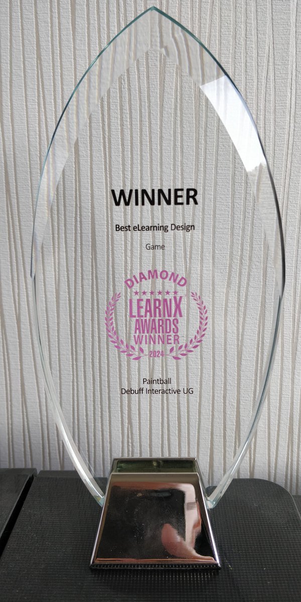 This beauty recently arrived at our HQ.
In November we won the Diamond LearnX Award for Best eLearning Design for our game Paintball, which interconnects maths and arts in an innovative gameplay mechanic that trains a plethora of crucial skills
#indiedev #education #GodotEngine