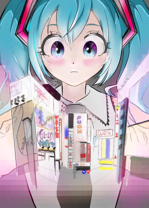 ミクさん過去絵!#ミクの日 
