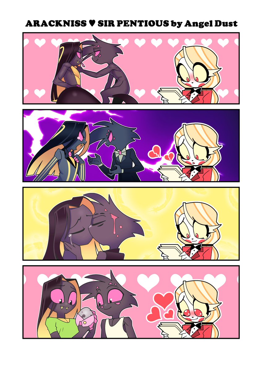 drawingdabois's tweet photo. Angel's fanfic(redrawing of my old comic)
#HazbinHotel #HazbinHotelFanart  #sirpentious #HazbinHotelCharlie https://t.co/jI9G3EHO7e