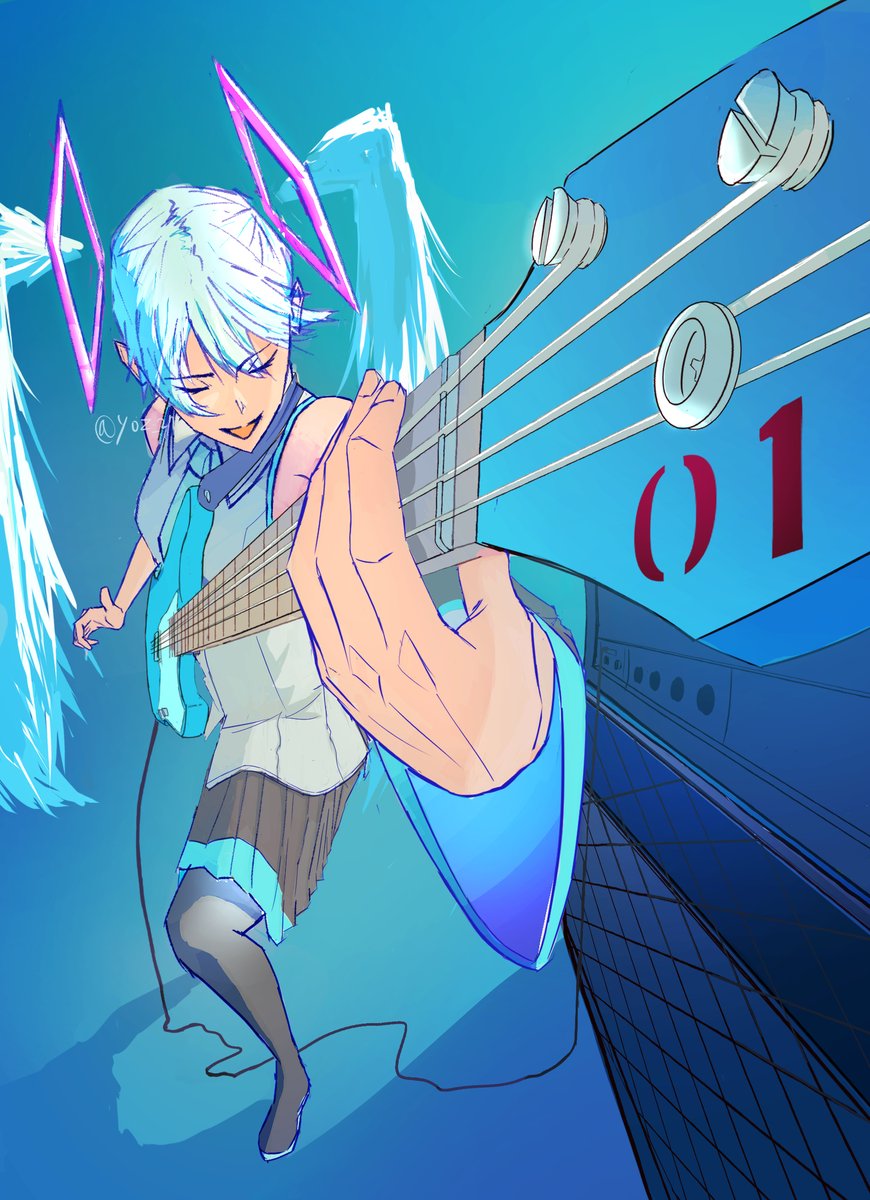 yoz_27's tweet photo. ミクさんおめでとうございます　　　　　　　　　　　　＃初音ミク　＃ミクの日 https://t.co/dt9Mrz1bvo