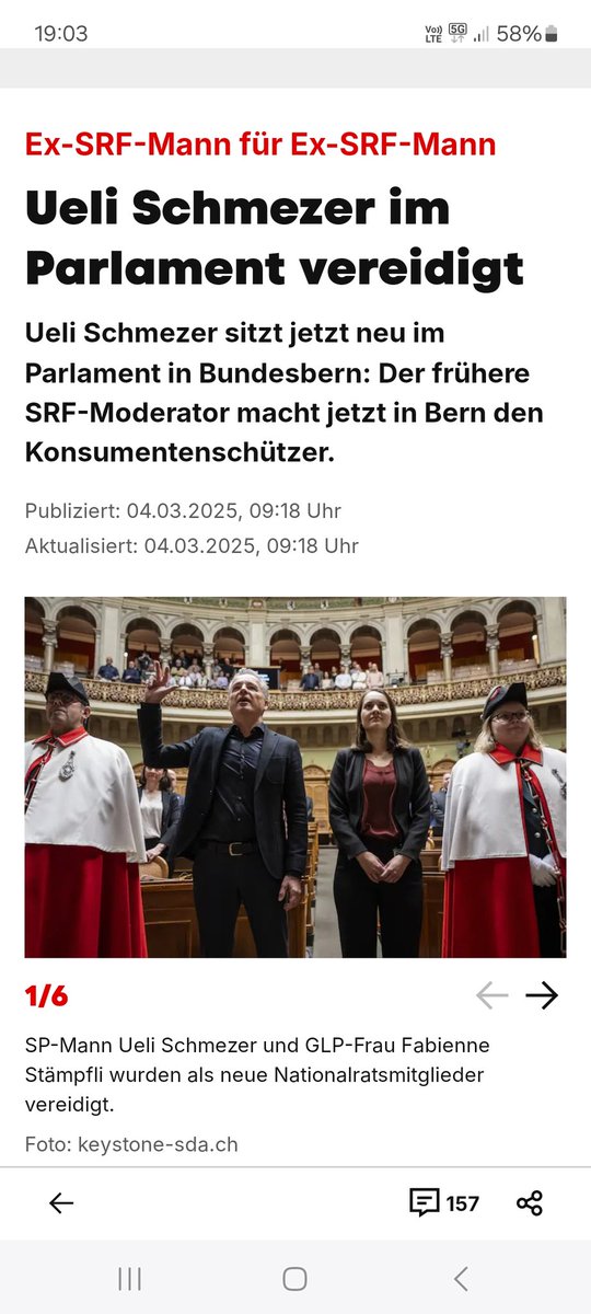 Es dauert nur ein paar Minuten. 
Für mich war es dennoch ein bedeutender Moment. Bewegend und von grosser Ernsthaftigkeit.