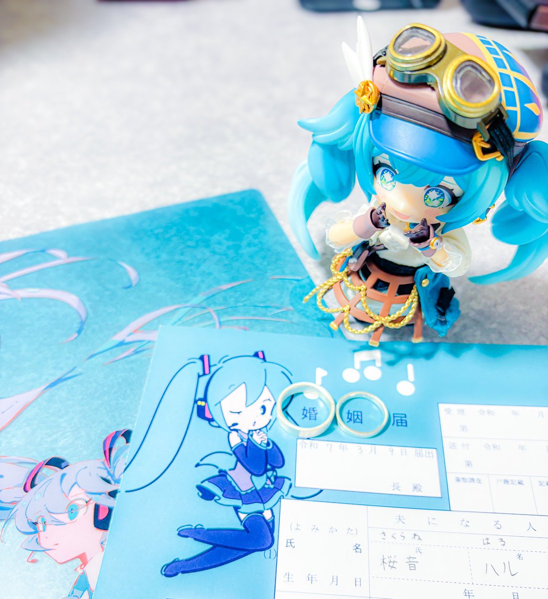 桜音 ハル NEXT:LAWSON50th anniversary 初音ミク (@sakurane3939