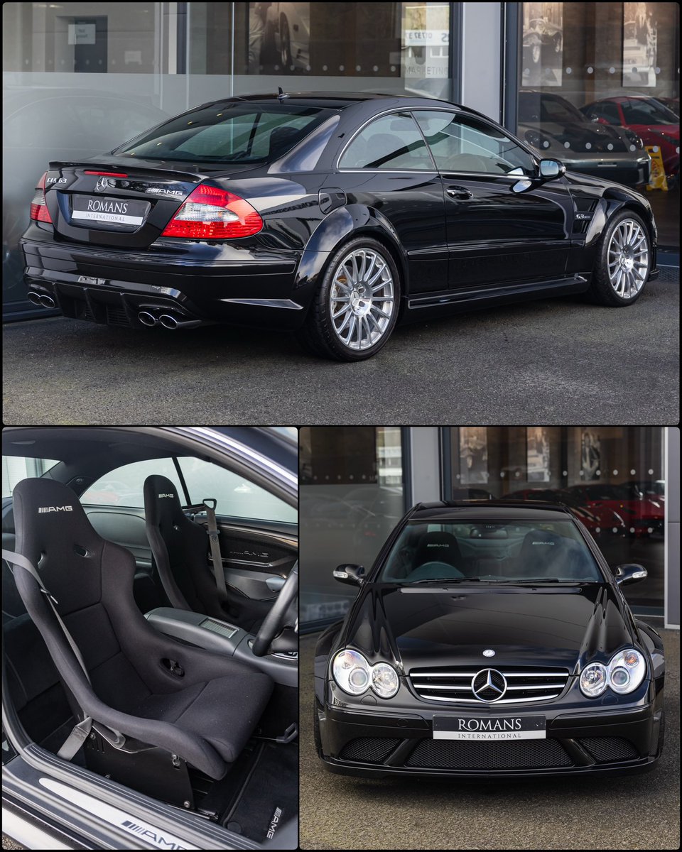 RomansCars's tweet photo. The coolest Black Series of them all? 
New in stock - CLK63 AMG Black Series. 
1 of the 25 RHD UK Supplied cars. https://t.co/HKlwsqm95e