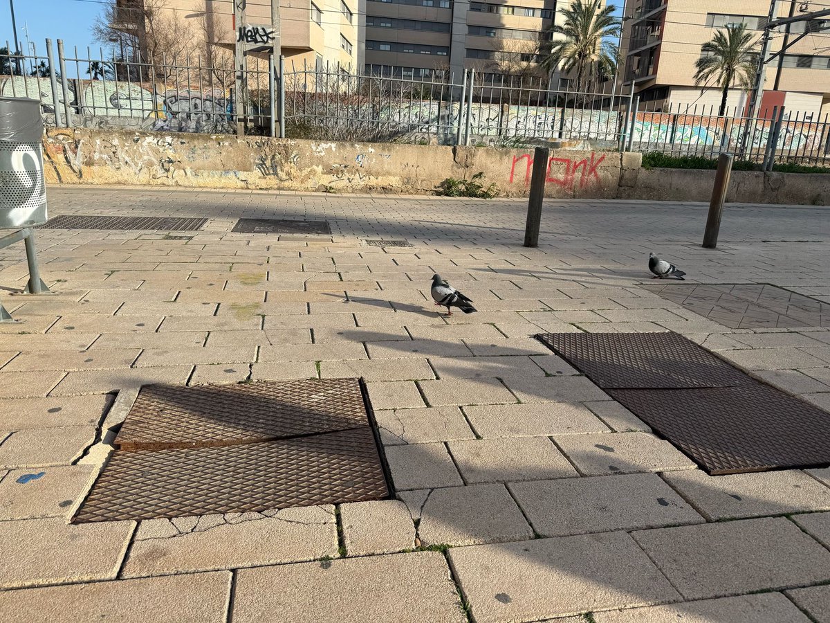 Les tapes de les arquetes del carrer Eduard Maristany estan en un estat deplorable. Des de l’escola Progrés s'ha avisat però no serveix de res. Cal esperar que hi hagi un accident o es pot evitar? <a href="/daniel_gracia/">Daniel Gracia</a> <a href="/Albiol_XG/">Xavier García Albiol</a> <a href="/AjBadalona/">Ajuntament de Badalona</a>