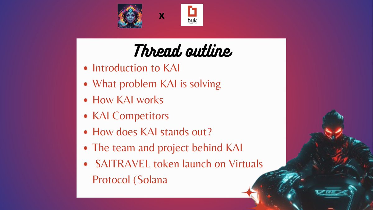 Defi_Uk's tweet image. Unlike traditional travel systems bogged down by intermediaries and inefficiencies, @kAITravelAI     delivers a transparent, personalized, and hassle-free journey. 

Are you ready to experience the future of travel? 
#KAI
#BUKProtocol
#KaiTravelAI