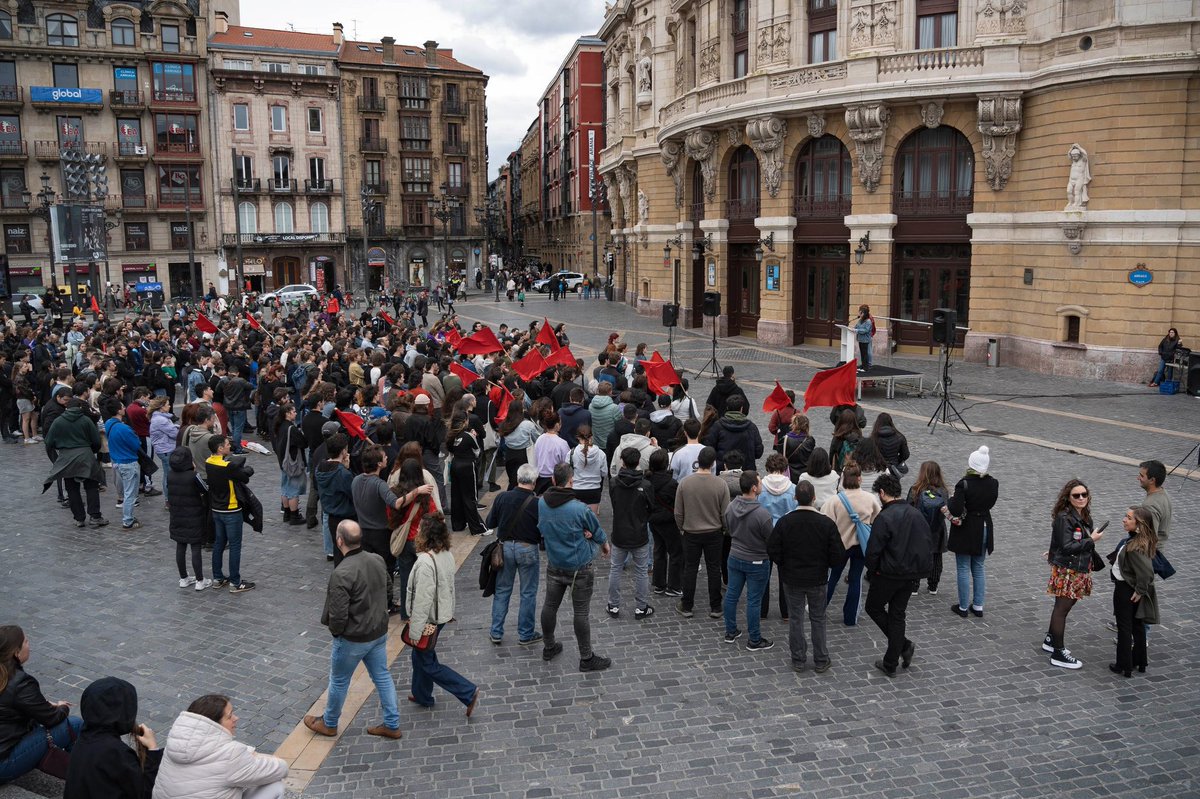 ❌ Itaiak ez zituen "ehunka pertsona" bildu Bilboko manifestazioan.