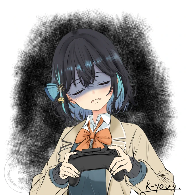 今日のモカちゃんの立ち絵の進捗です!今日は捗りました!え?進捗ダメダメだろだって??はぁ?何を根拠にそんな事言ってるのですか!? 