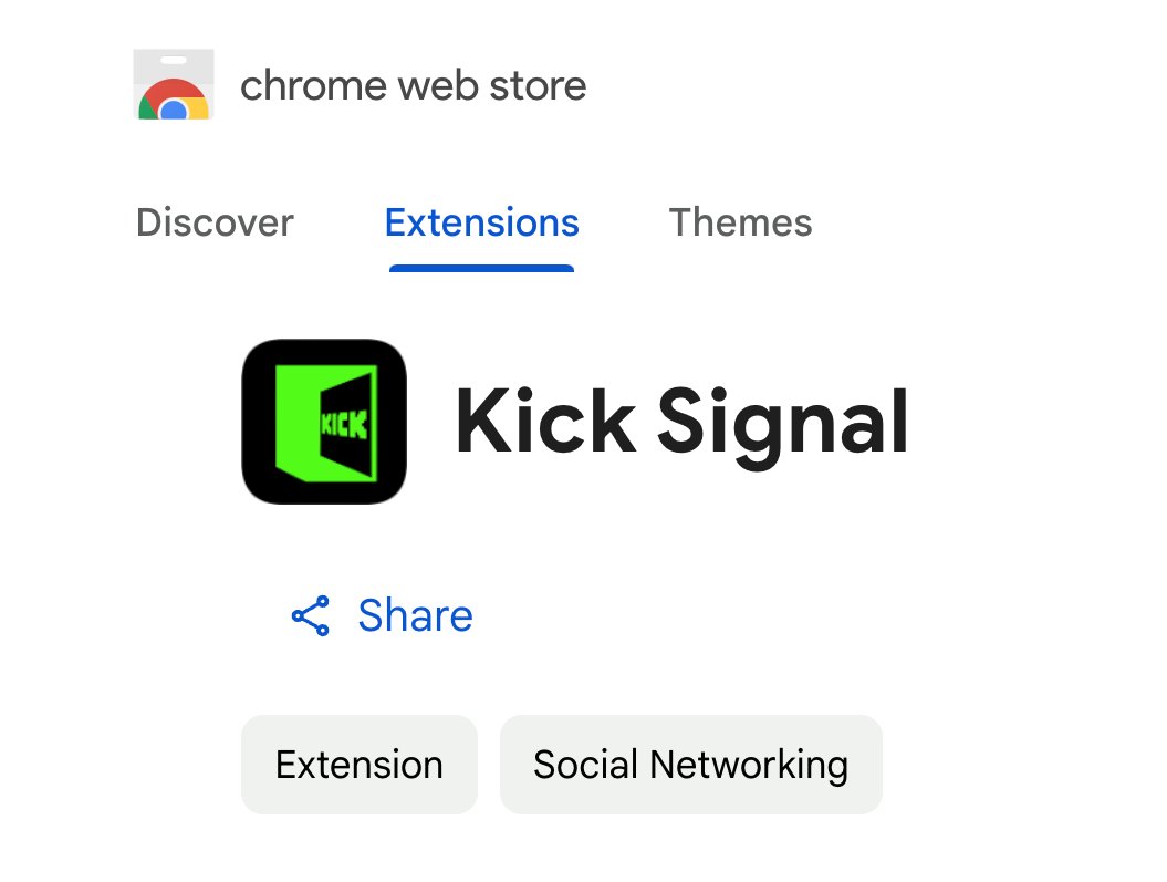 d3d7x's tweet photo. Kick の自動入場付き通知ツール (Chrome 拡張) を作りました。
先月公開した Twitch 版のコード使い回しで突貫開発です。バグってたらすみません。

いつもどおり、カッコいいアイコンはうんさい先生に描いてもらいました。
ありがとうございます。💩
https://t.co/xMWIXckrix https://t.co/Lwtz44fptA