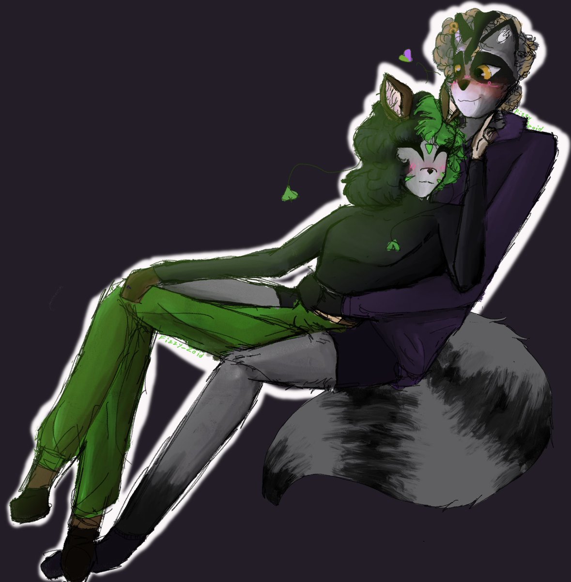 FizzyZoid's tweet photo. Partner appreciation post 💚💜 https://t.co/6YAlV7EOfT