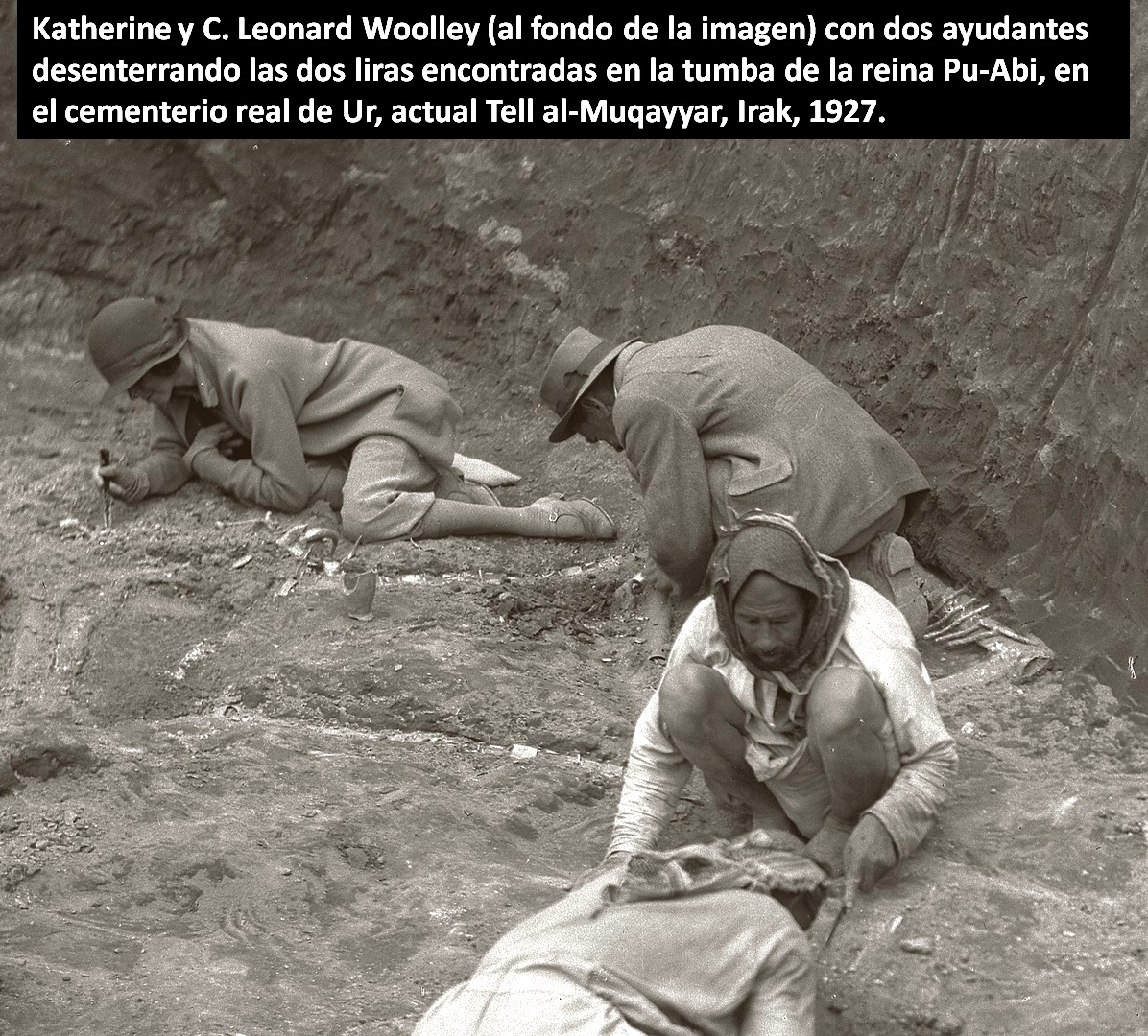 Algargos's tweet image. Las #TumbasRealesdeUr (2700-2350 a.C.). Excavación, ajuares e innovaciones arquitectónicas que aportan. #Mesopotamia. #Sumeria #algargos #algargosarte #Woolley #Archaeology #Ur  #Puabi Artículo en el blog algargosarte.blogspot.com/2025/03/las-tu…