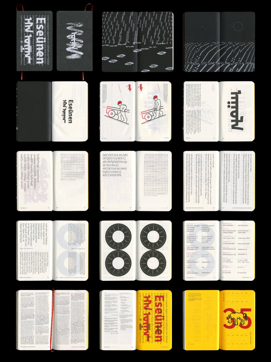Eseünen™ Type Specimen (sold-out)

Eseünen (Ese-Unen) is a sans-serif Mongolian typeface which is designed for long text and multi-script typographic matchmaking.

See this Instagram post by @tengis_type instagram.com/p/DG70l-wywWY/…