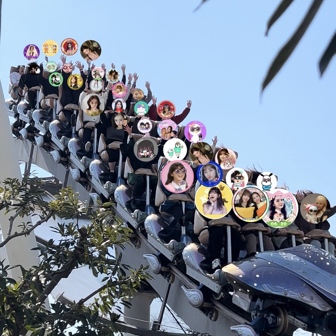lucy_niziu_nina's tweet photo. WithU36人でハリドリ乗った記念🌈🎢
みんなで作ったMemoriesってことで
#ならメモ 🐶✨
入る前に点呼とって2列に整列して入ったからまさに大人の修学旅行だった笑笑
ユニ春は青春だ🙂‍↕️ https://t.co/KGrhxkzlyu