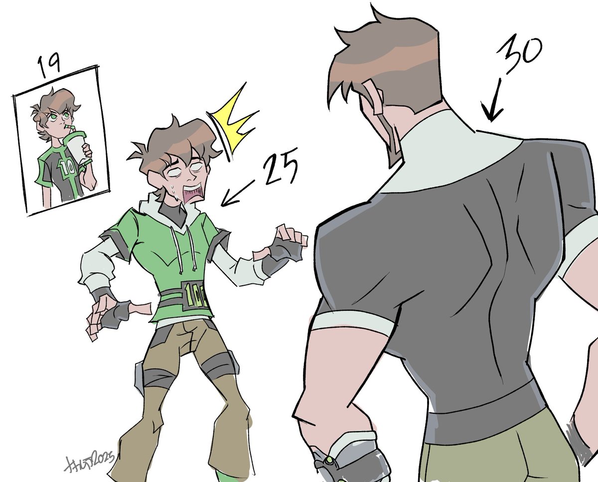 Literally they are 2 different Bens xDDD