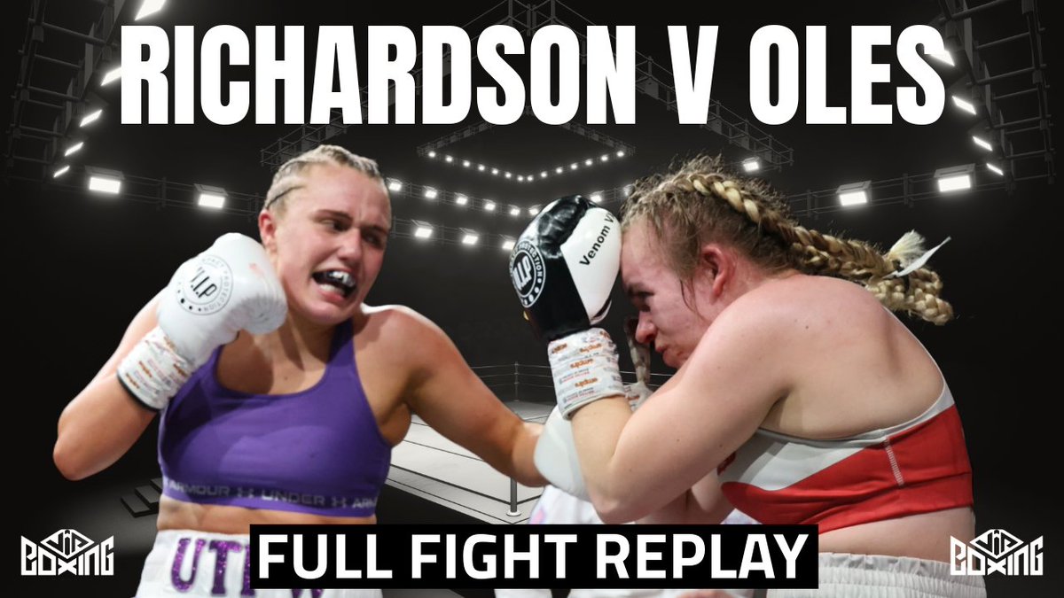 FULL FIGHT REPLAY | Gemma Richardson v Angelika Oles youtu.be/dsTIsXNURBo?si… 

<a href="/gemmapaigex4/">Gemma Richardson</a> <a href="/BoxingTenacity/">Tenacity boxing</a>