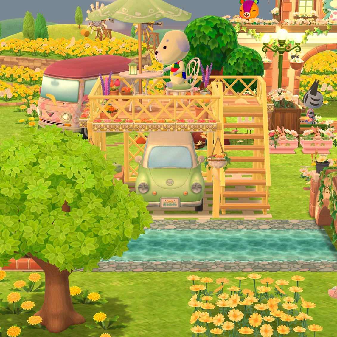Mayumori_cha's tweet photo. 春の息吹を感じるキャンプ場へ𓂃𓂂🍃🌼

 #ポケ森  #ポケ森コンプリート   #ポケ森レイアウト  #ポケ森コンプ  #acpc https://t.co/jQ9bxsLmxb