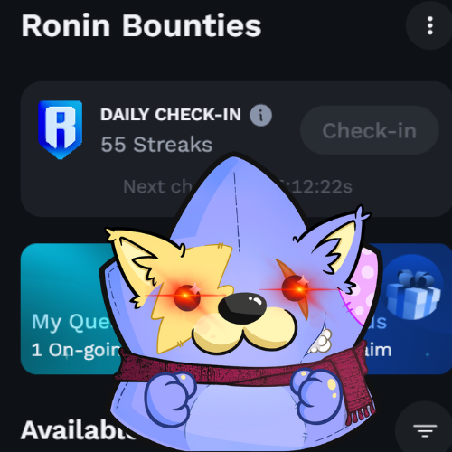 sinta_1521's tweet photo. WM!

My @KanstarWorld got lazer eyes. Inspired by @whaleitgg . 

Today is my 55th streak in @Ronin_Network daily check-in bounty. What about you?

#RoninCreator 
#KindCreator https://t.co/yQXDFwjvMm