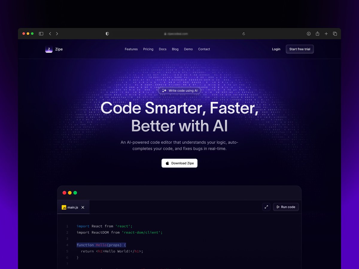MAQIB135's tweet image. Working on a new client project

Cooking some visuals 🌈

#webdesign #darkmode #darkui #aiwebsite