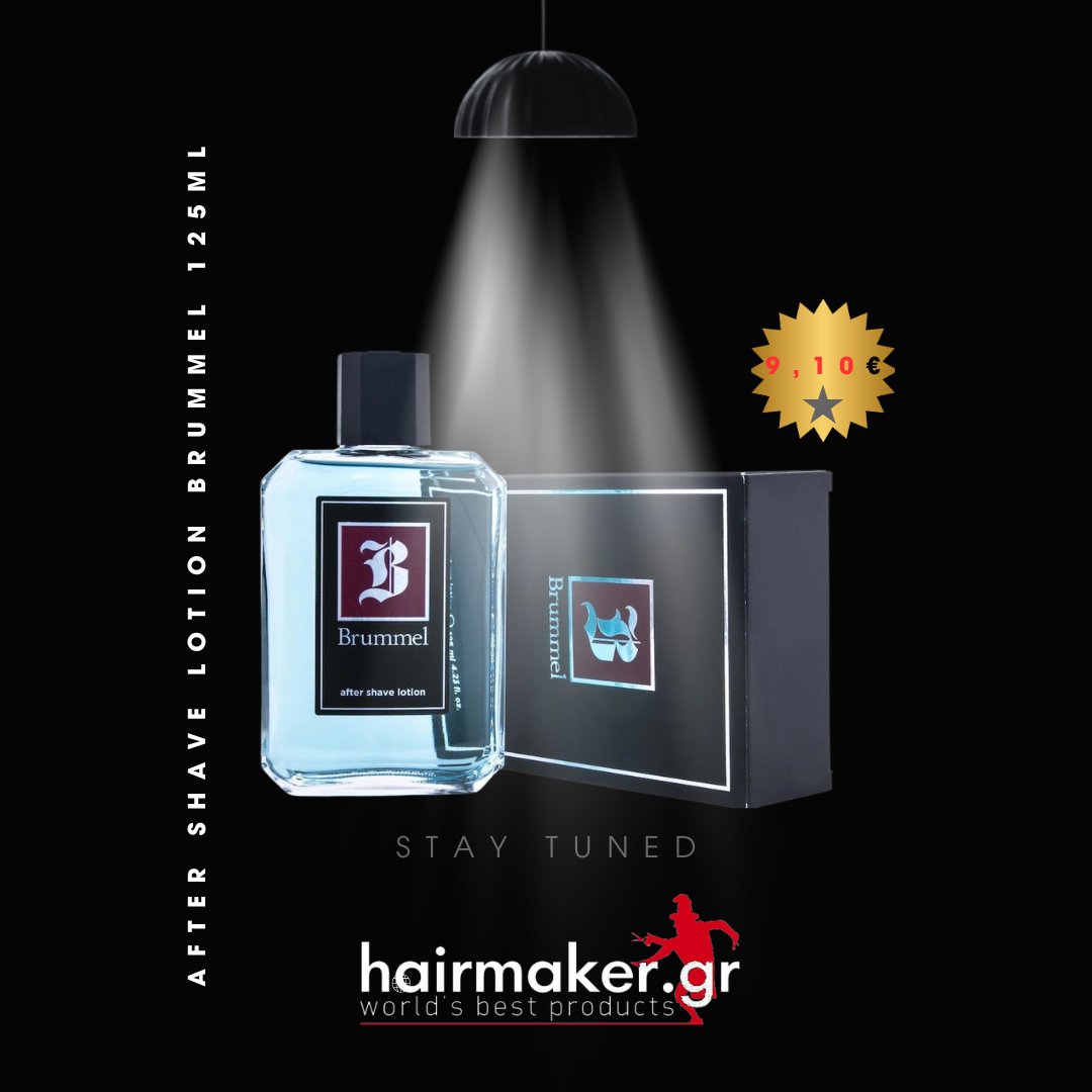 After Shave Lotion Brummel 125ml
shorturl.at/5oW6C
 #hairmakergr #hairmakergreece #aftershave #brummel