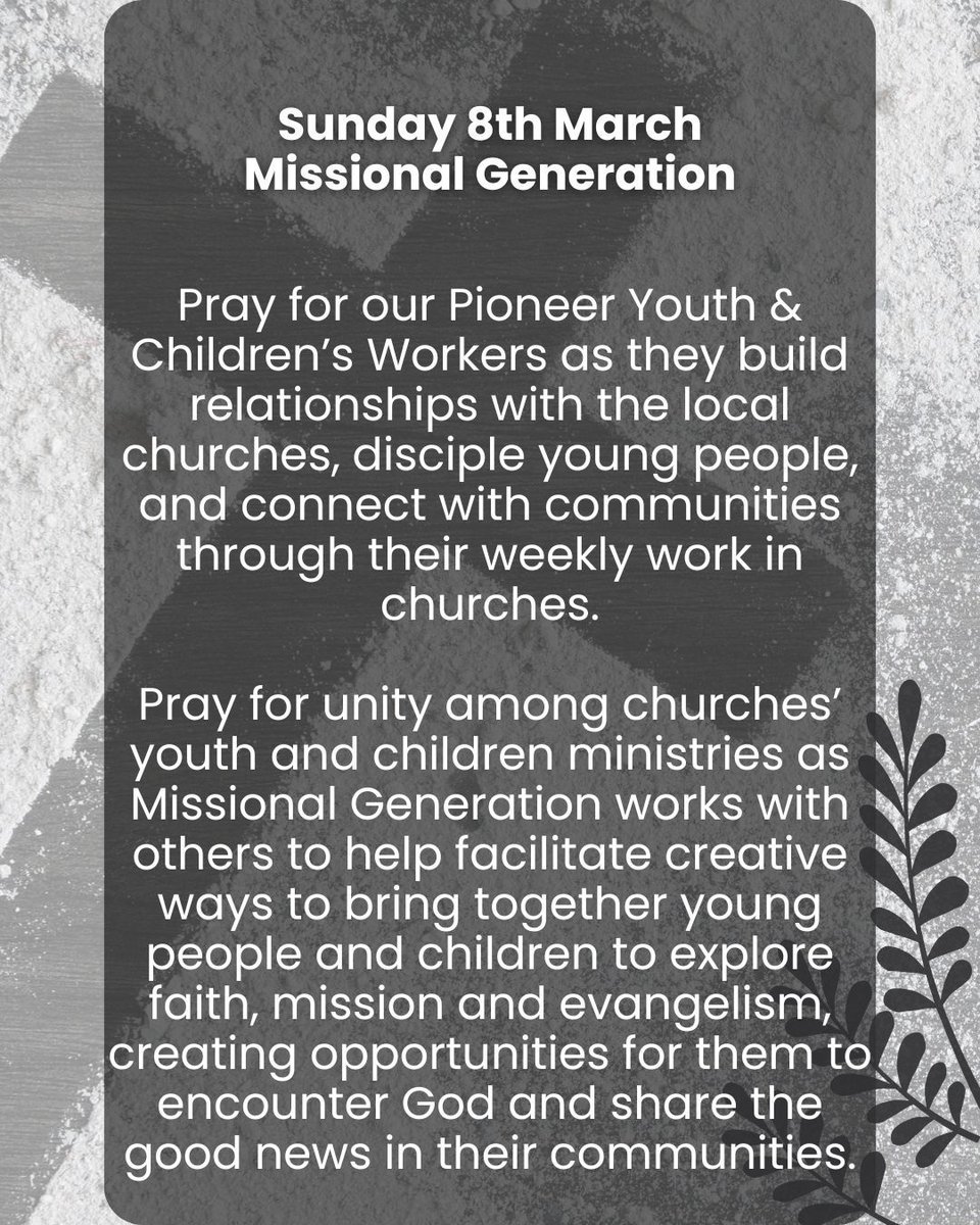 LCCT (@lcctleeds) on Twitter photo ✝️ Leeds Lent Prayer Diary Entry: Sunday 9th March: Missional Generation
<a href="/MissionalGen/">Missional Generation</a> ✝️ Leeds Lent Prayer Diary Entry: Sunday 9th March: Missional Generation
<a href="/MissionalGen/">Missional Generation</a>