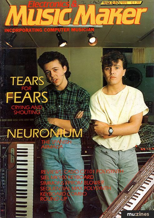 Prophet_5_10's tweet image. @tearsforfearsmusic and the Prophet 5 featured on the front page of Music Maker magazine in 1985 😍 

© @musicmaker_magazine / @charles_teague27 

#prophet5 #davesmithinstruments #sequentialcircuits #synthesizer #analogsynth #synth #vintagesynth #sequential #prophet #prophet10