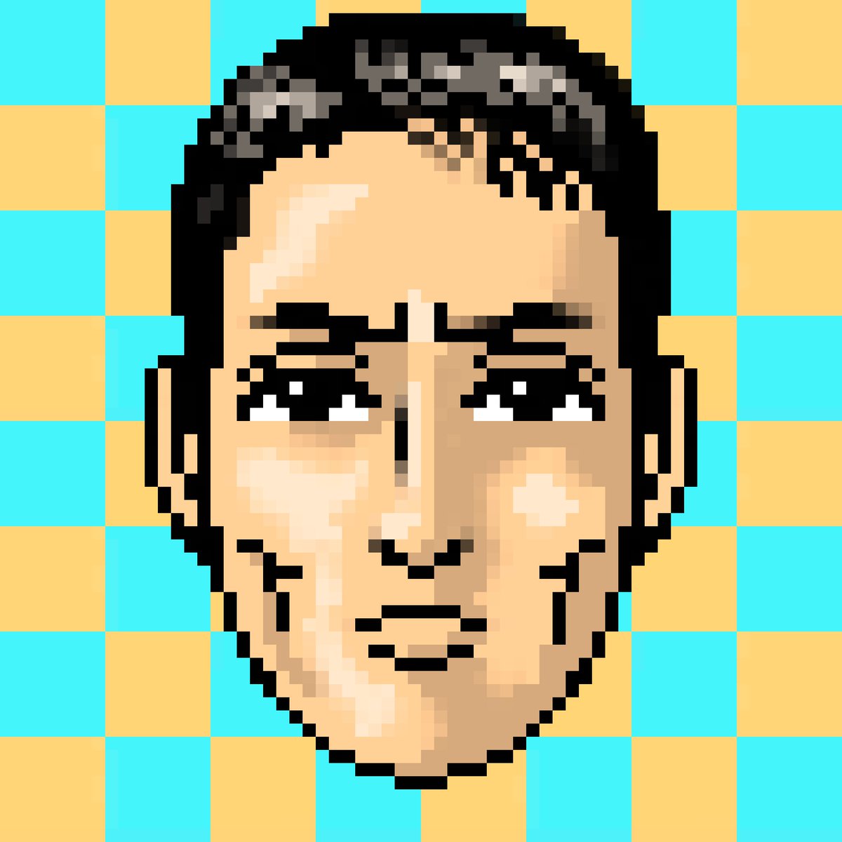 karfbmasanobu's tweet image. 本日、吉祥寺PARCOで行われた東京インディーゲームサミットにて！
スターフォックス、F-ZERO、ゼルダの伝説シリーズのアートディレクションなどを担当された、今村孝矢さん@ima_1966 にお会いしてきました！

事前の抽選で当選しましたので、似顔絵をゲームのドット絵風に描いて頂きました😆🎮…