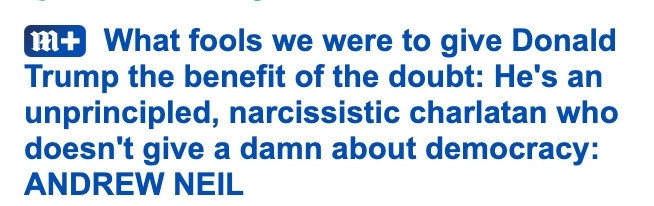 What a difference four months makes.
Andrew Neil: