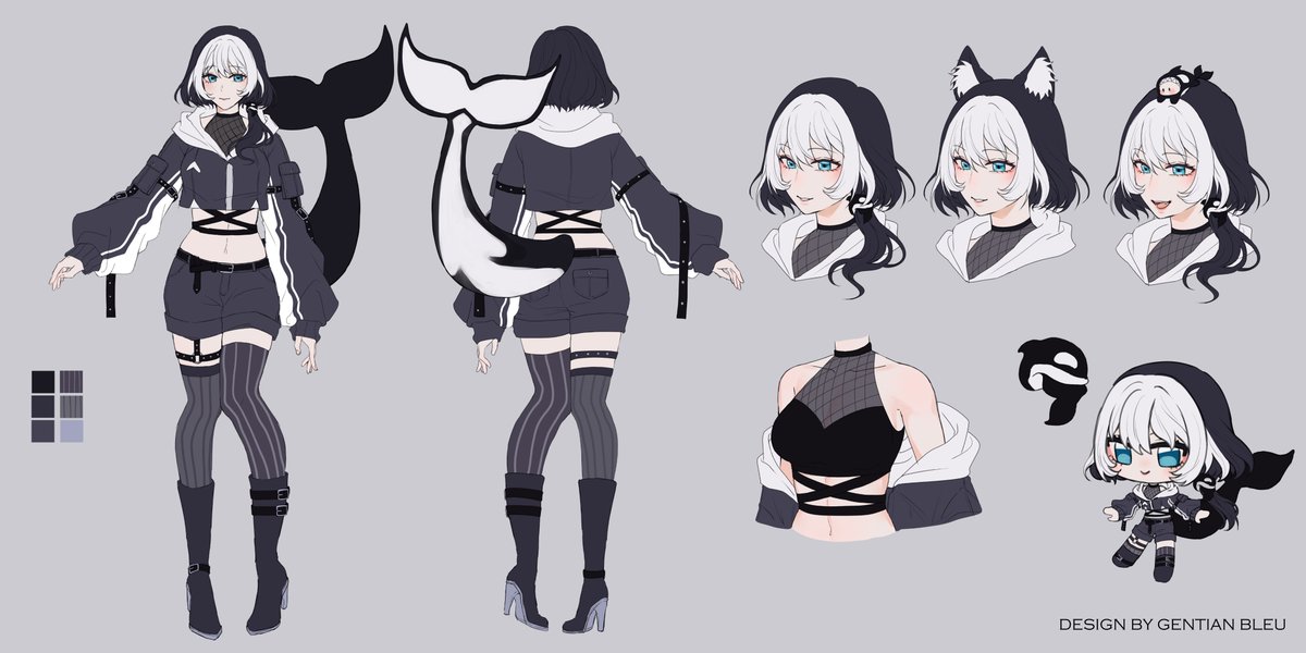 Here's the detail of my outfit!  designed by Gentian Bleu ( @/kuynci ) 
Hastag  
Fanart : #shachillust  
Meme : #shachihihi  
General : #shachirachiraee  
Live : #shachiraonair  
Clip : #shachlip

Don't forget to subscribe to my channel here!
🔗: youtube.com/@Shachirachira…