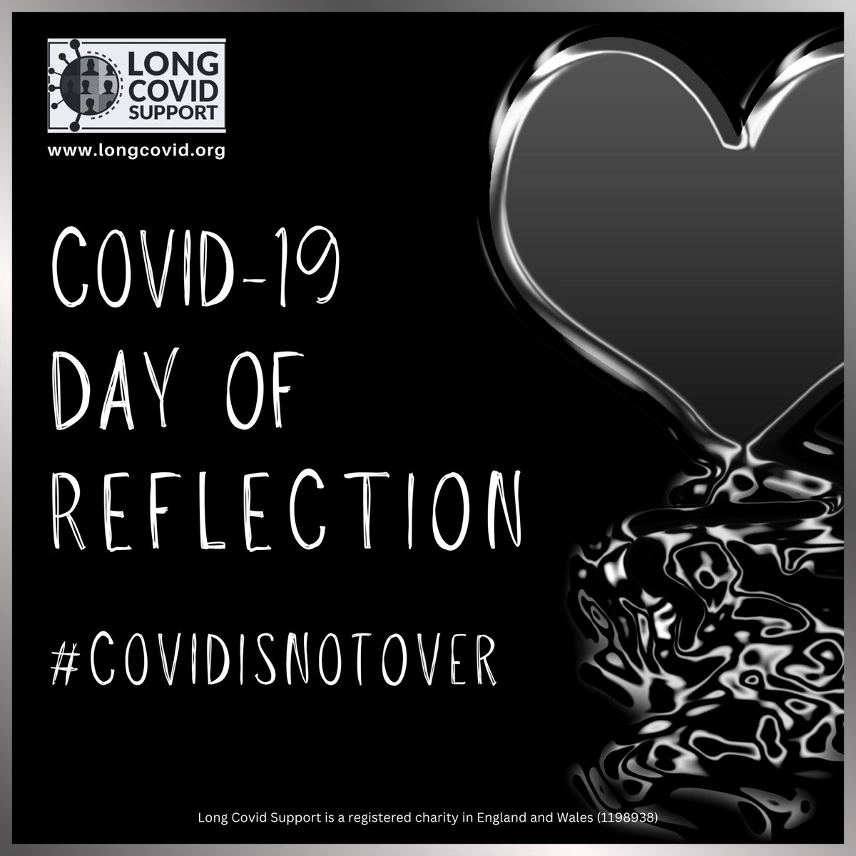 On Covid-19 #DayofReflection we remember all those we have lost, we think of the millions suffering now with #LongCovid, and we remind the world that Covid Is Not Over.