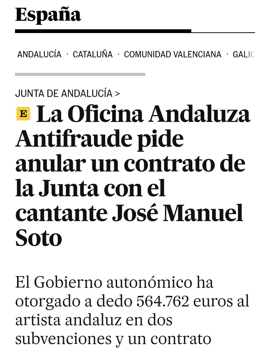 RbSotomayor's tweet photo. @JOSEMANUELSOTO1 Por lo visto los contratos a dedo siguen siendo la tónica. https://t.co/aVt21CK4Hd