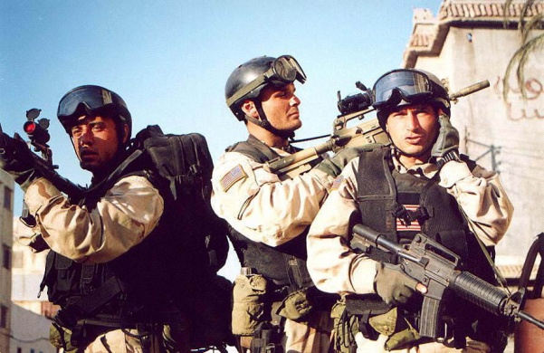 1990s Delta force next during Mogadishu, Blackhawk down.