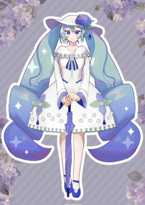 今日はミクの日なのでお気に入りイラスト再投稿まつり #初音ミク #グッスマイラコン