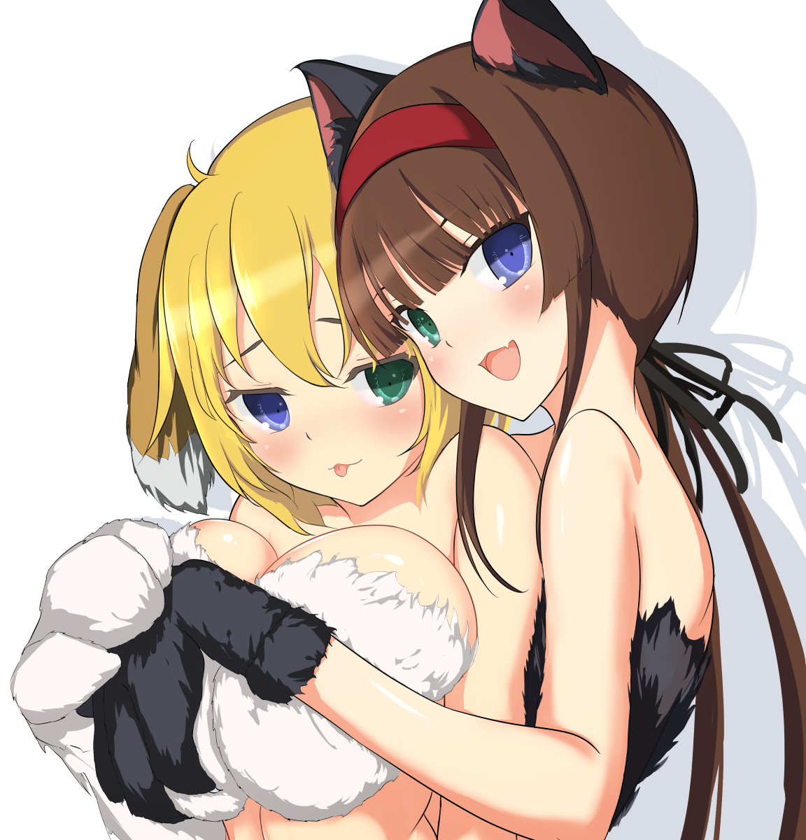 閃乱カグラより両奈＆両備描いてみました