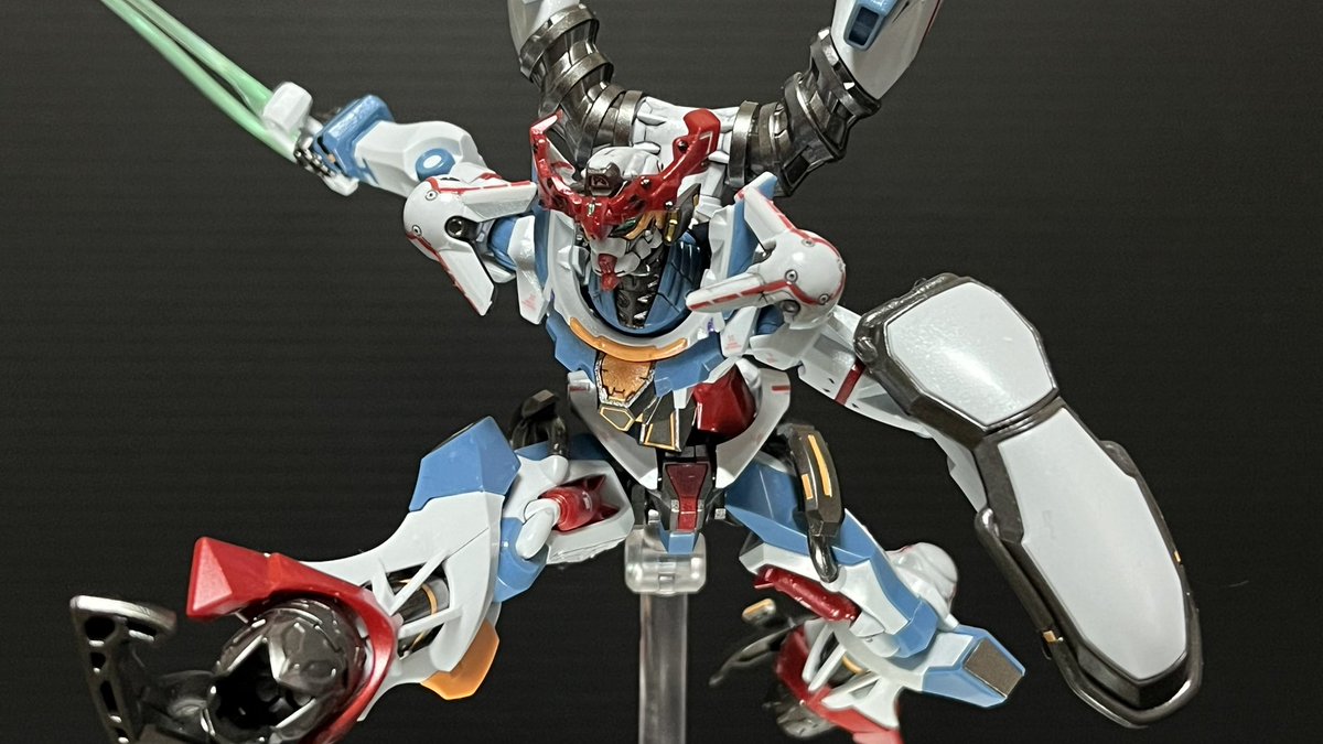 HiruPla1018's tweet photo. ジークアクス HG完成しました。
シールや塗り分けなどなかなか手強いキットでした。
動画公開中です。

https://t.co/7WSKw2w4fB

#gquuuuuux #ジークアクス #ガンプラ https://t.co/Q3yNuFGcBw