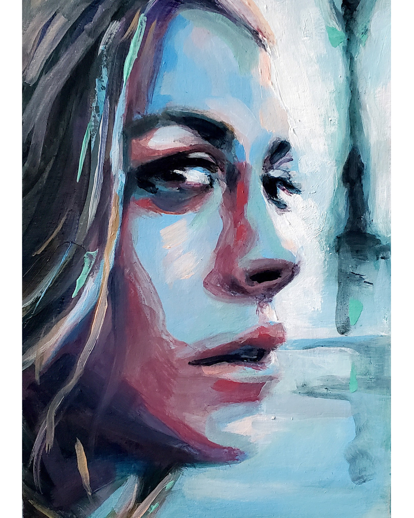 The <a href="/ArtonaPostcard/">ArtonaPostcard</a>  International Women's Day postcard fundraiser ends 13 March. Original art for as little as £50. 
auctions.dreweatts.com/auctions/9206/…
I made 2 new oil paintings - lot 218 and 219. 
'I smiled Back Anyway' and 'Keep Me Alive' 
#fundraiser #IWD2025 #sweetpea #blackdoves