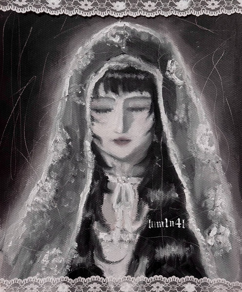 portrait of my OC Vivienne
oil on canvas, A4
-
#ocart #traditionalart #oilpainting #smallartist #lace #doll #originalart