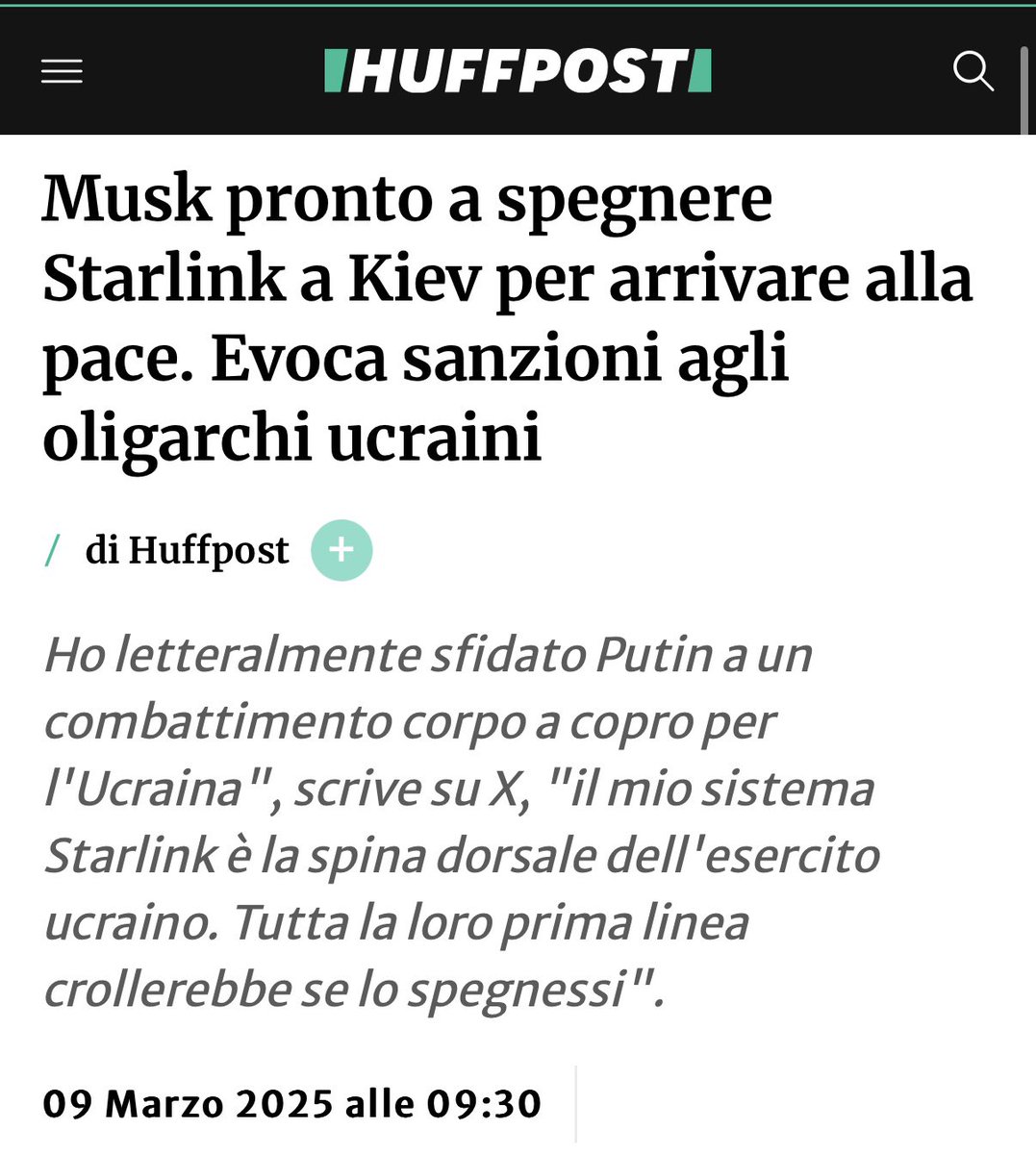 Non si può mettere la sicurezza nazionale in mano ad un privato che ha il potere di “accendere e spegnere” i sistemi a suo piacimento