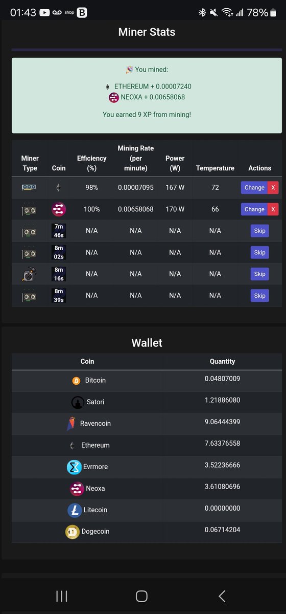 Morning #ravenites!

Things are coming together! The main UI is done for mobile. Have a few minor tweaks to get after some sleep, then will implement a new feature. 

#rvn #ravenist #cryptogames $rvn