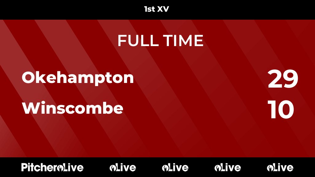 FULL TIME: Okehampton 29 - 10 Winscombe
#OKEWIN #Pitchero
okehamptonrfc.com/teams/75678/ma…
