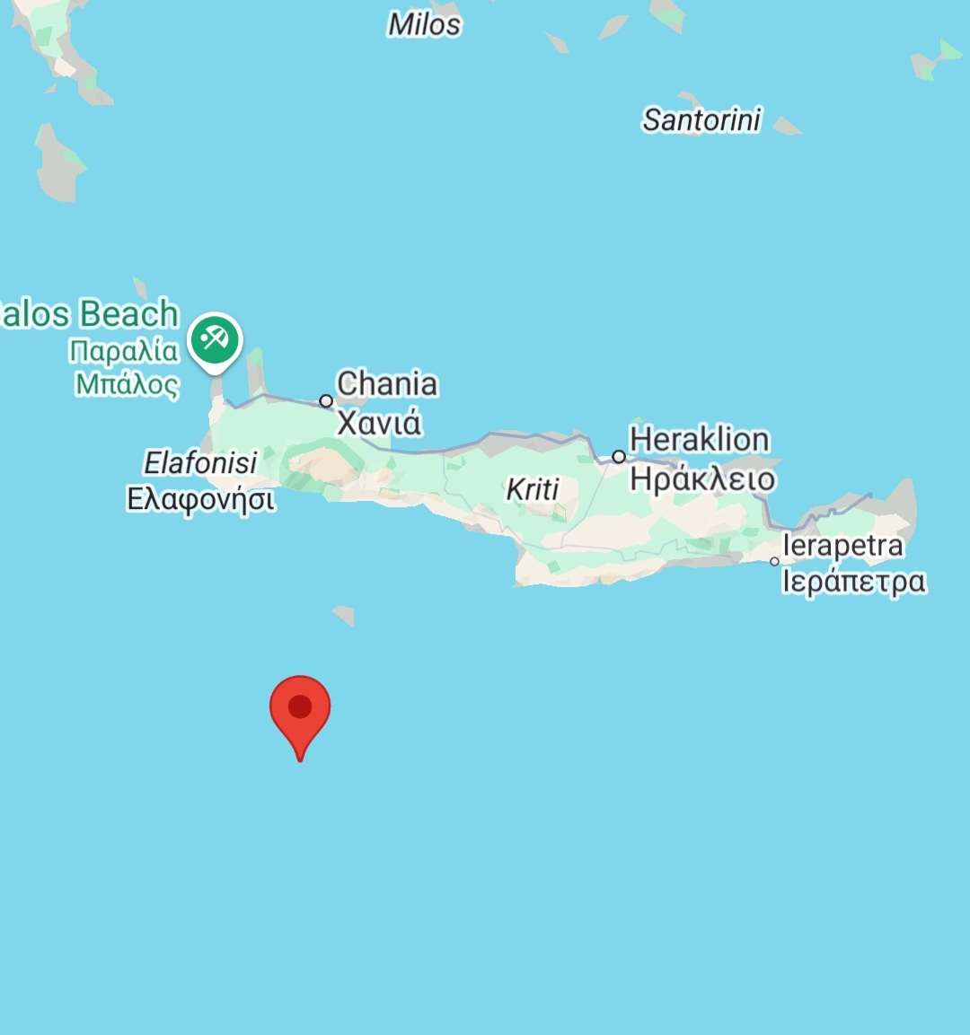🆘️ ~64 people in distress at sea south of #Crete!

A relative contacted us about the group, and reports they are in danger and need urgent rescue. We cannot reach the people but are worried for their safety. <a href="/HCoastGuard/">ΛΙΜΕΝΙΚΟ ΣΩΜΑ</a> have been alerted, we urge them to rescue the people now!