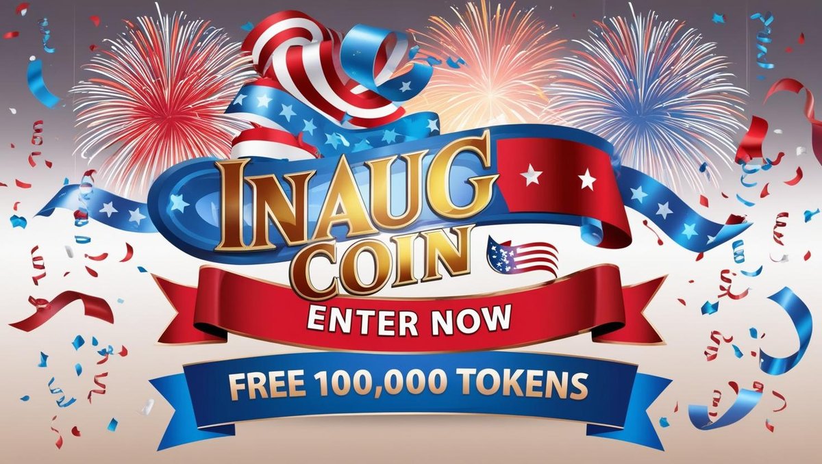 makecrypto4304's tweet image. 🎉Massive Airdrop Alert🎉
🔥Claim Your 100,000 INAUG FREE Tokens🔥

✅Comment your Solana wallet address below

Tokens will be listed on Raydium Soon! 🚀