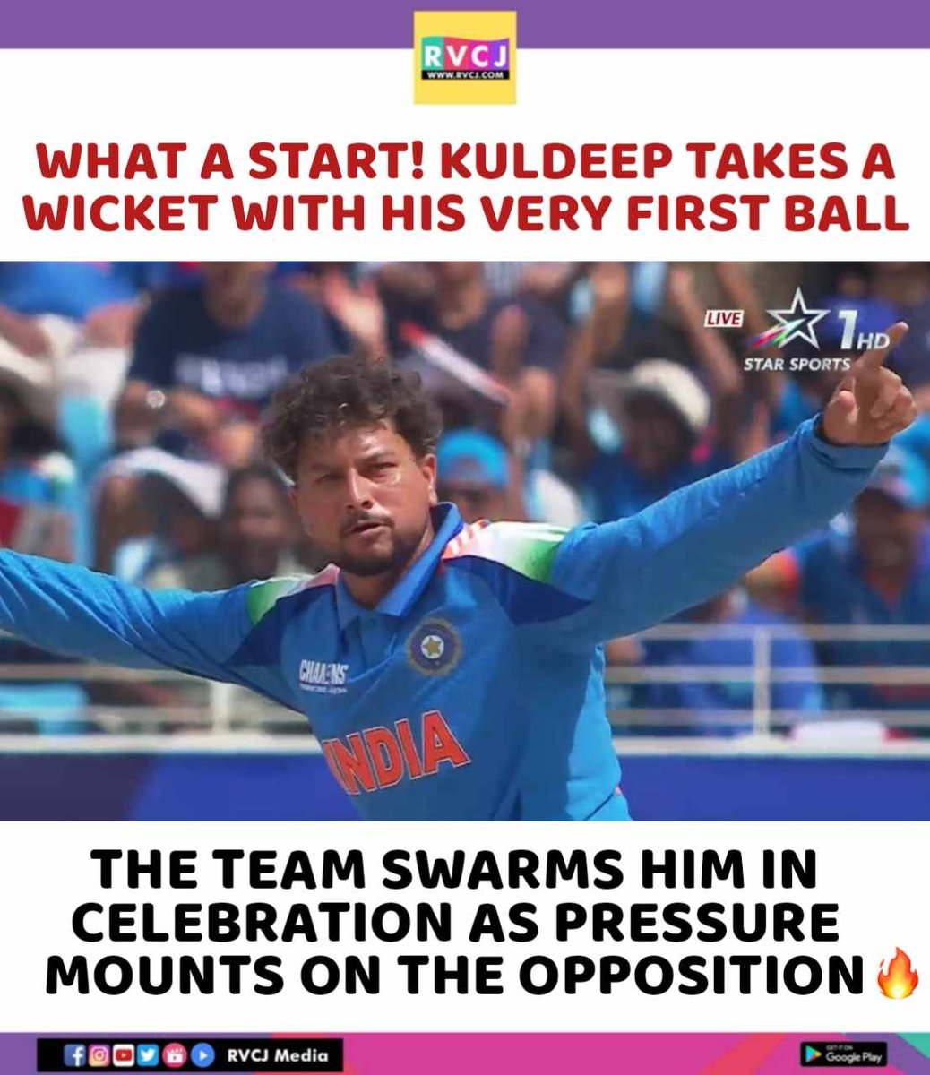 RVCJ_FB's tweet photo. Kuldeep Yadav Gets Rachin Ravindra 🔥 https://t.co/qMMQmcD0Hl