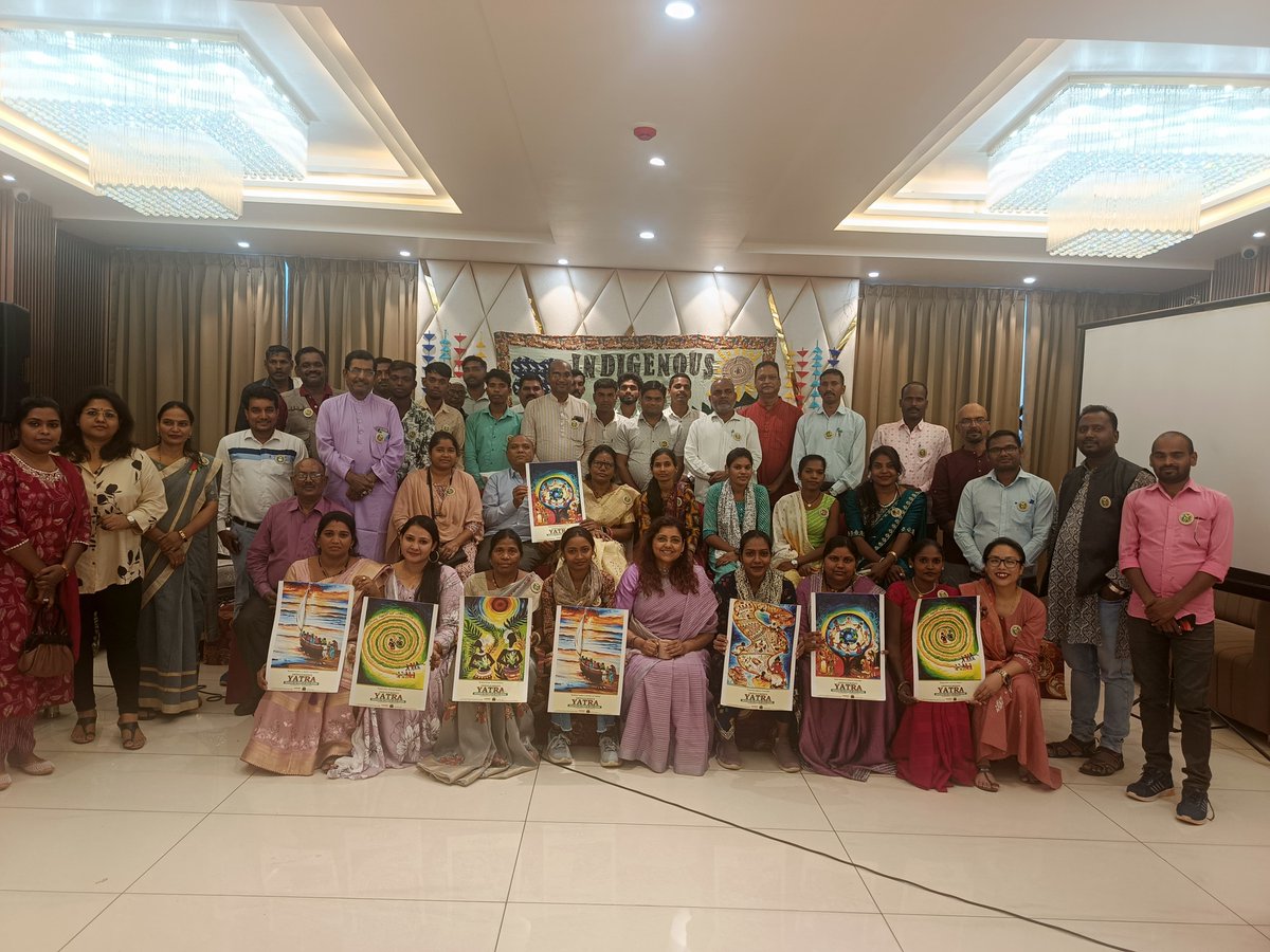 Atmashakti3's tweet photo. #IndigenousYatra

A state-level consultation took place on 7th March in Raipur, Chhattisgarh, with diverse stakeholders. 
Together, we chalked out future #Pathways and how we can build #CollaborativeSpaces to take it forward.  

Chapter 2 - Chhattisgarh State Consultation https://t.co/7zEodibbV0