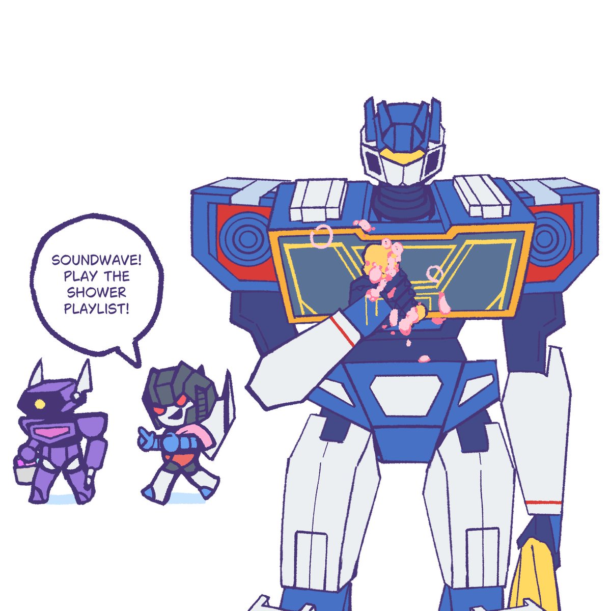 sgrimp_'s tweet image. Squeaky Clean 🧽 #tfone #transformers
#soundwave #starscream #shockwave