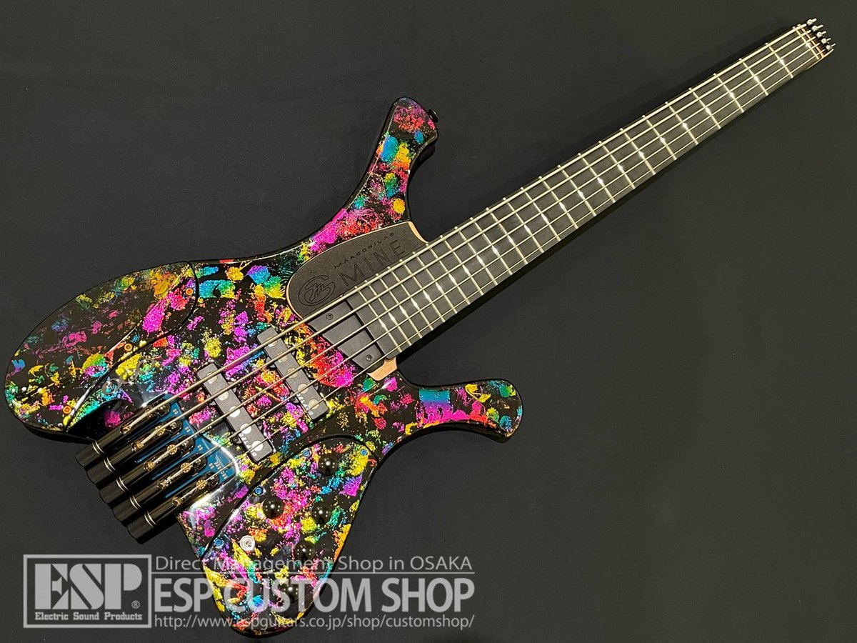 商品情報！】EGO Guitar EGO Bass Mine 5 Earth color/Splash waveが