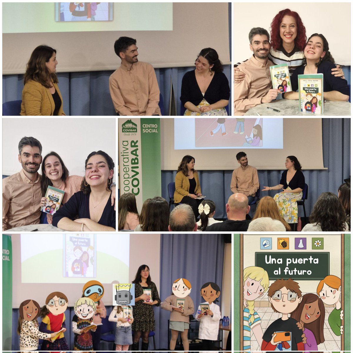 Muchas gracias a <a href="/COVIBAR/">Cooperativa Covibar</a> por acogernos para presentar #UnaPuertaAlFuturo y por el cariño que le han dedicado al libro y a nosotras. Nos lo pusieron todo muy fácil, haciéndonos sentir en casa.