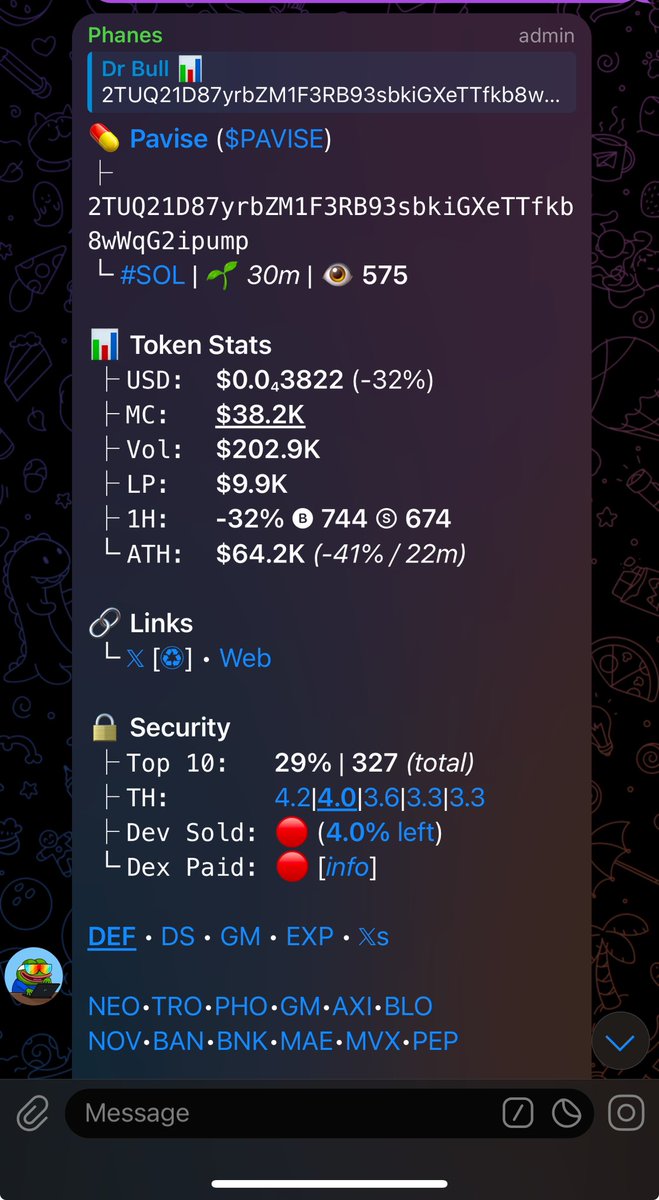 Dr_bull0's tweet image. 10x profit 🎯🚀
Chads printing massively 💸💸💸

Tricker.     $PAVISE
#PAVISE🧑‍💻 

CA&amp;gt;&amp;gt; 2TUQ21D87yrbZM1F3RB93sbkiGXeTTfkb8wWqG2ipump