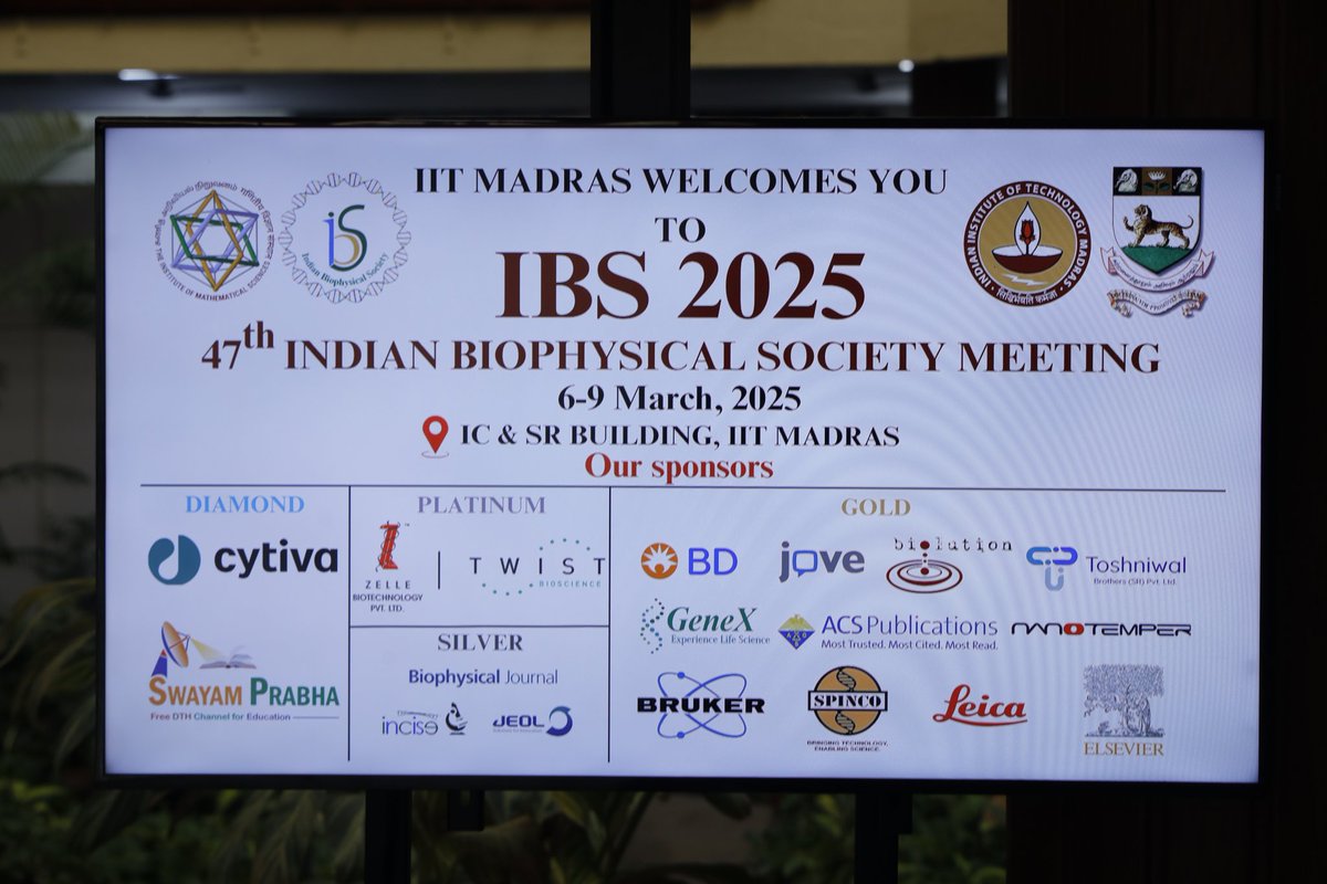 M. Hamsa Priya (@m_hamsapriya) on Twitter photo It was a great experience organizing IBS 2025 @IITM along with <a href="/AthiNaganathan/">Athi N Naganathan</a> & <a href="/HemaKotamarthi/">Hema Chandra Kotamarthi</a> A big shout out to all the volunteers who made it a successful event!
<a href="/iitm/">iitm</a>adras It was a great experience organizing IBS 2025 @IITM along with <a href="/AthiNaganathan/">Athi N Naganathan</a> & <a href="/HemaKotamarthi/">Hema Chandra Kotamarthi</a> A big shout out to all the volunteers who made it a successful event!
<a href="/iitm/">iitm</a>adras